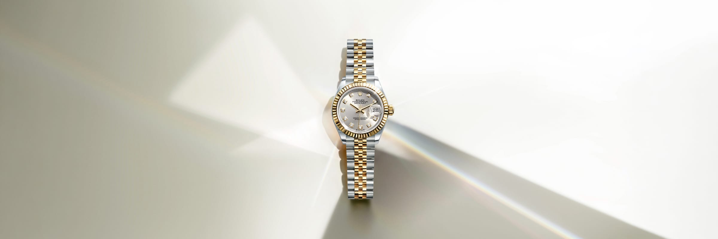 rolex Lady-Datejust em Rolesor amarelo – combinação de aço Oystersteel e ouro amarelo, m279173-0007 - Danglar